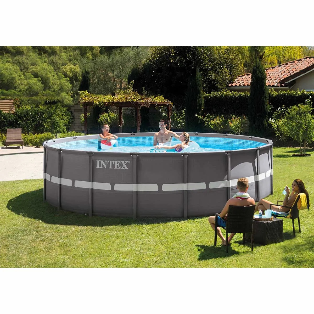 Intex Ultra XTR Frame zwembad - 610 x 122 cm - met zandfilterpomp en accessoires