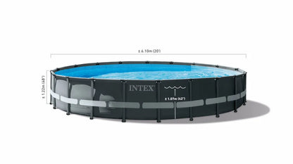 Intex Ultra XTR Frame zwembad - 610 x 122 cm - met zandfilterpomp en accessoires