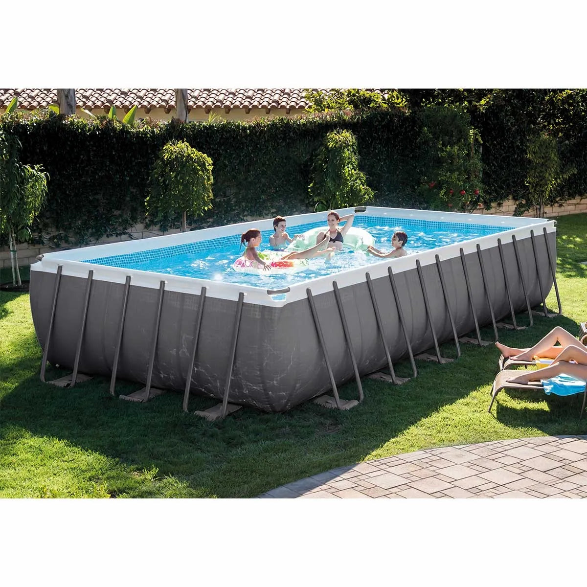 Intex Ultra XTR Frame zwembad - 732 x 366 x 132 cm - met zandfilterpomp en accessoires