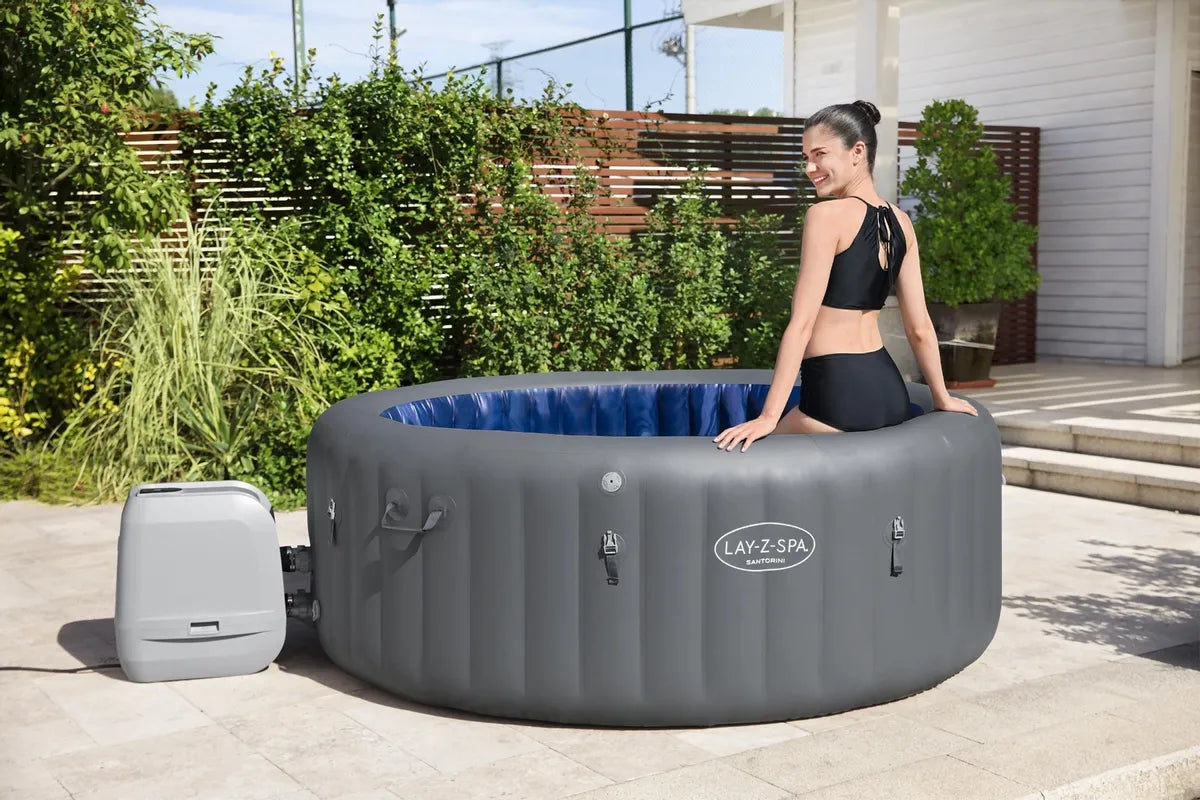 Lay-Z Spa Santorini EnergySense HydroJet opblaasbare spa - 7 persoons
