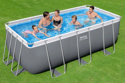 Bestway Steel Pro Max zwembad - 412 x 201 x 122 cm - met filterpomp en accessoires