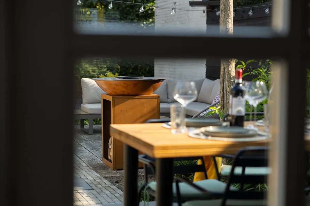 BASTE stand 80 vuurschaal bbq - Cortenstaal