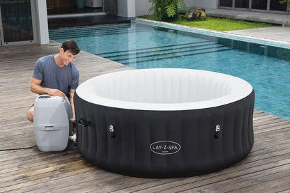 Lay-Z Spa Miami AirJet opblaasbare spa met isolerende beschermhoes - 4 persoons