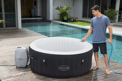Lay-Z Spa Miami AirJet opblaasbare spa met isolerende beschermhoes - 4 persoons