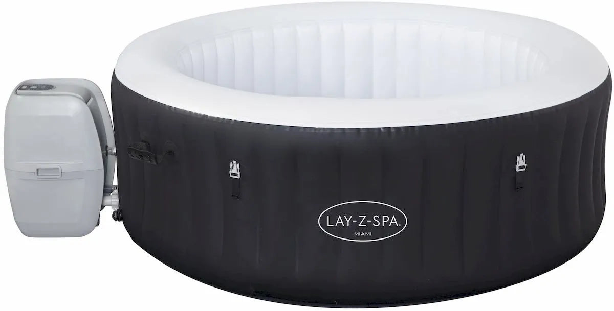 Lay-Z Spa Miami AirJet opblaasbare spa met isolerende beschermhoes - 4 persoons
